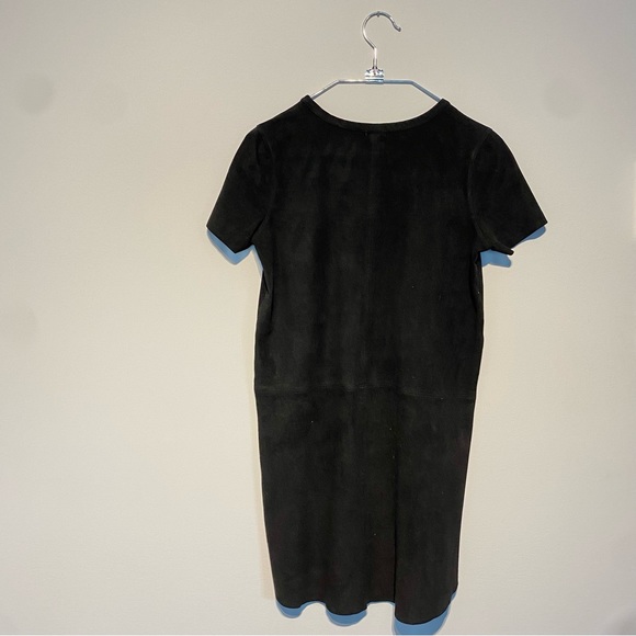 ๐๏ธ 4 for 20$ - Garage Faux Suede T-Shirt Dress / Black / XS - Picture 2 of 8